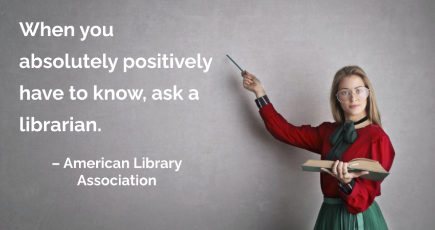 Libraries are essential